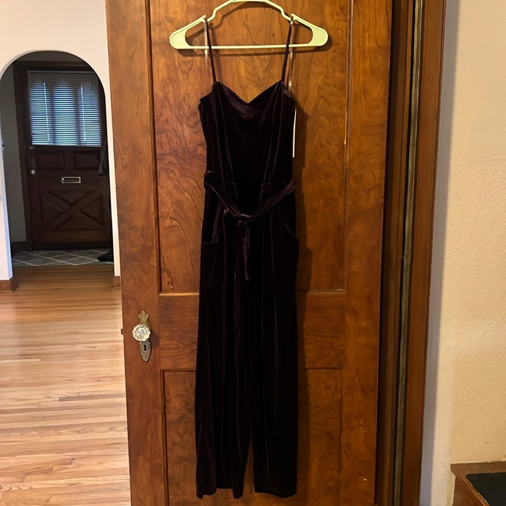 Emerald Sundae Velvet Jumpsuit